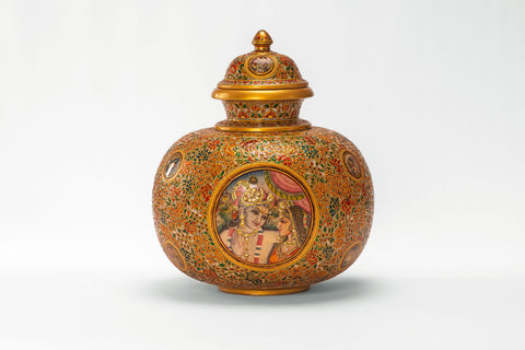 Krishna Marble Pot